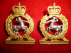 Royal Army Veterinary Corps Officer's QC Dress Collar Badge Pair  